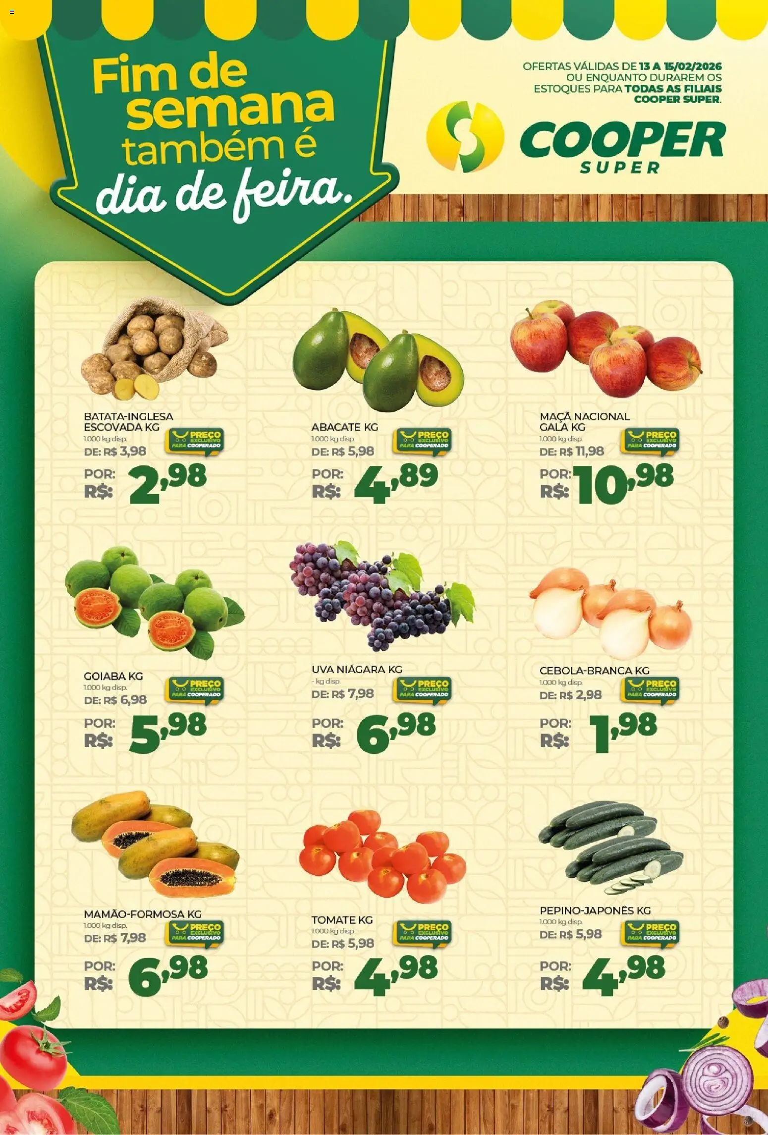 Cooper - Ofertas FDS da Feira SUPER - página 1- válido a partir de 13/02/2026

