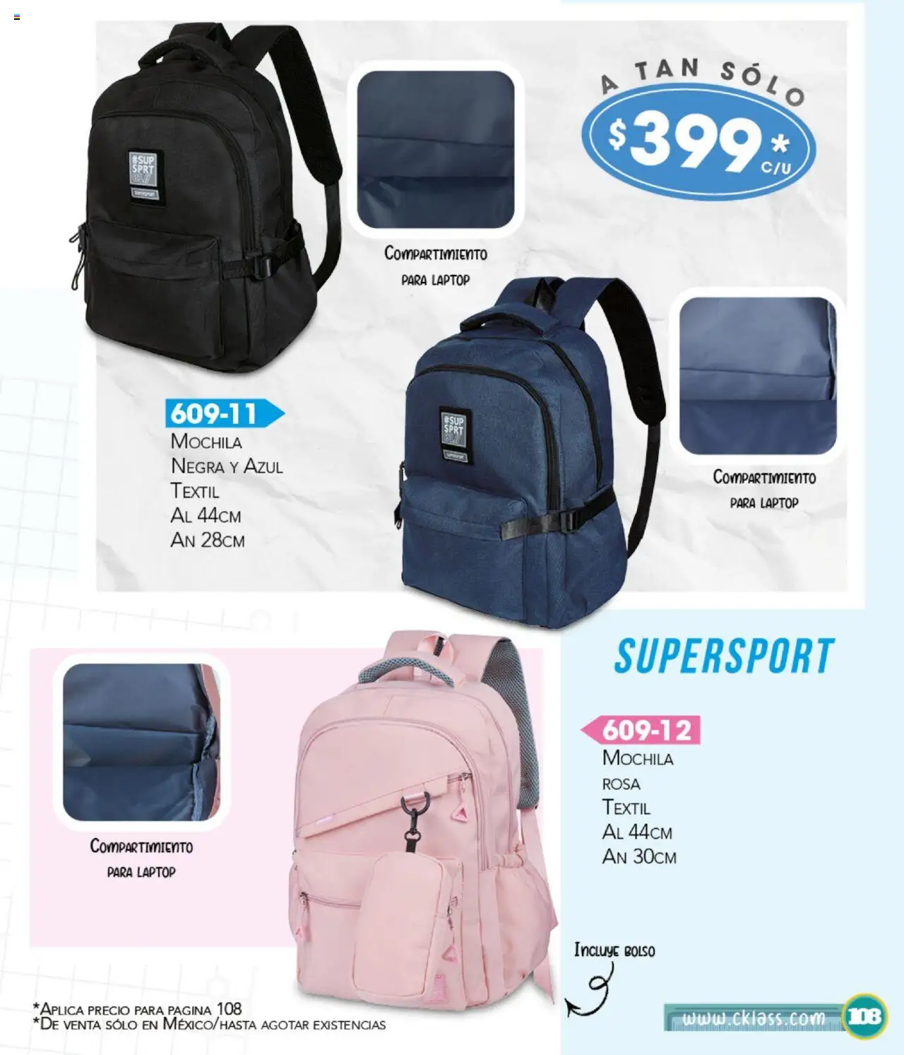 Cklass catálogo Escolar - página 109- válido desde 14/07/2025