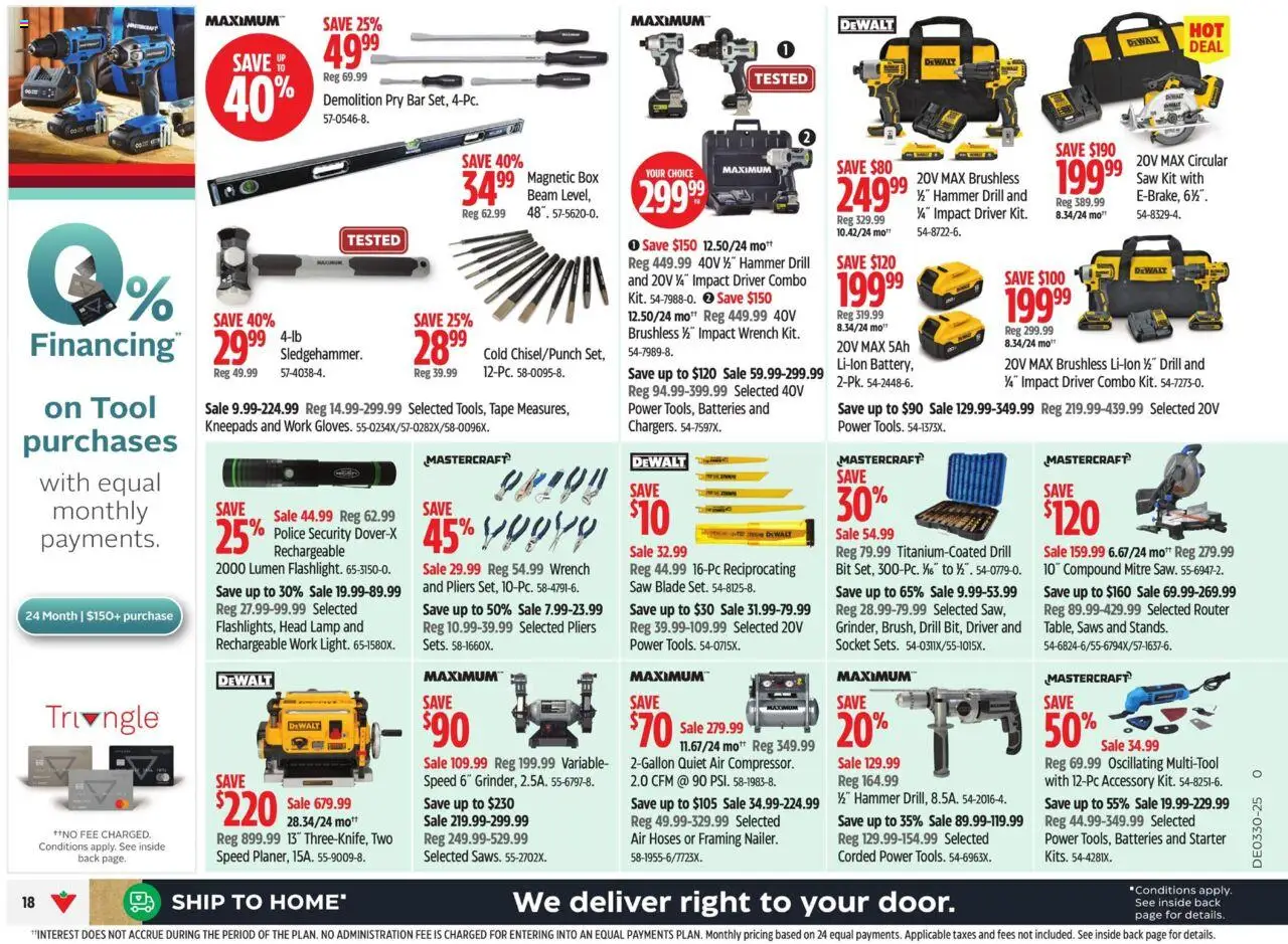 Canadian Tire weekly flyer / circulaire - page 27- valid from Jul 18, 2025