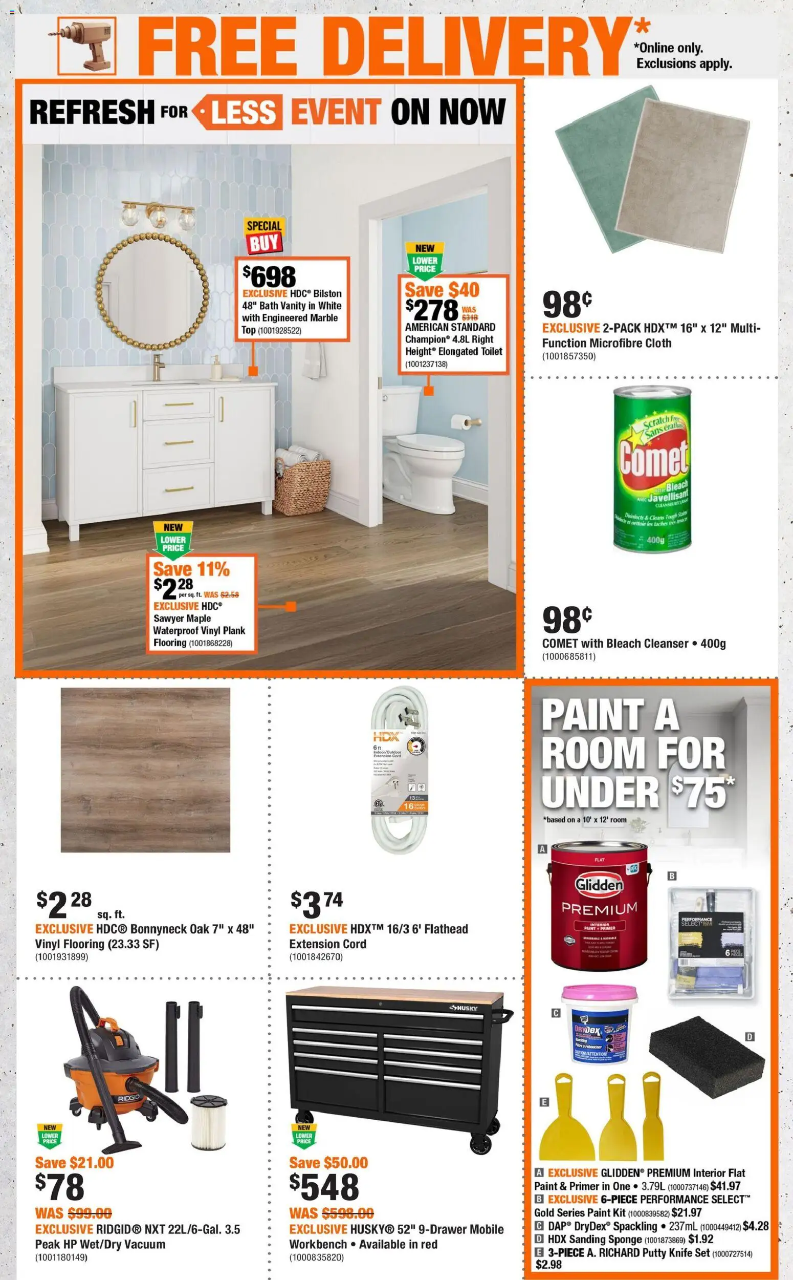 Home Depot weekly flyer / circulaire - page 2- valid from Feb 26, 2026