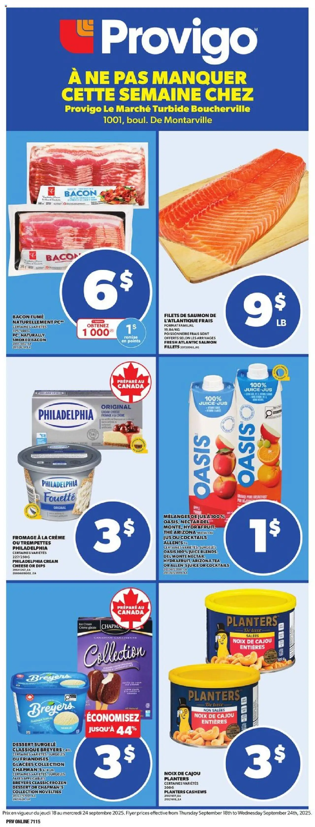 Provigo weekly flyer / circulaire - page 1- valid from Sep 18, 2025