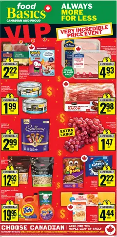 Preview Food Basics weekly flyer / circulaire valid from Nov 13, 2025