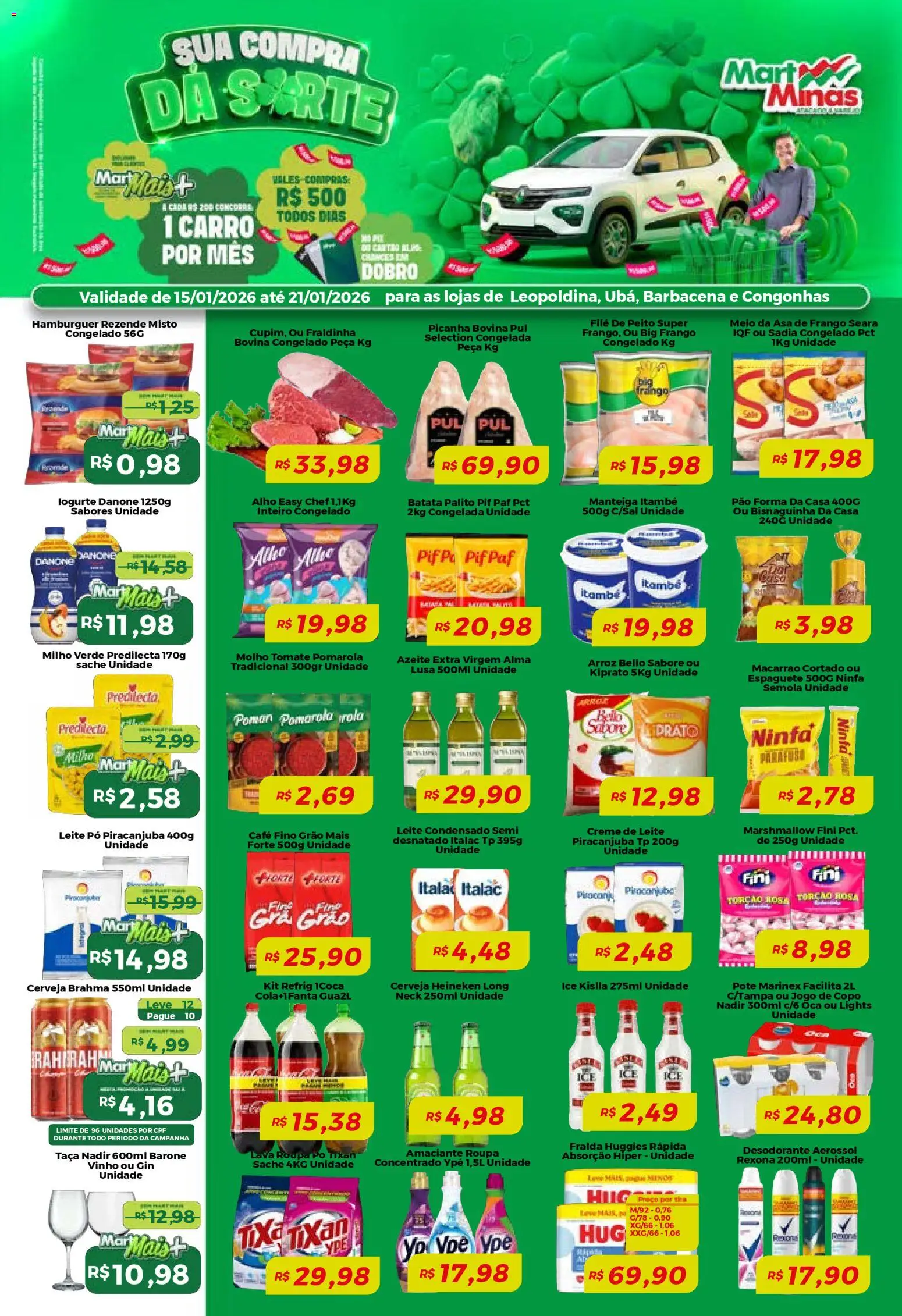 Mart Minas - Ofertas da semana  - página 1- válido a partir de 15/01/2026
