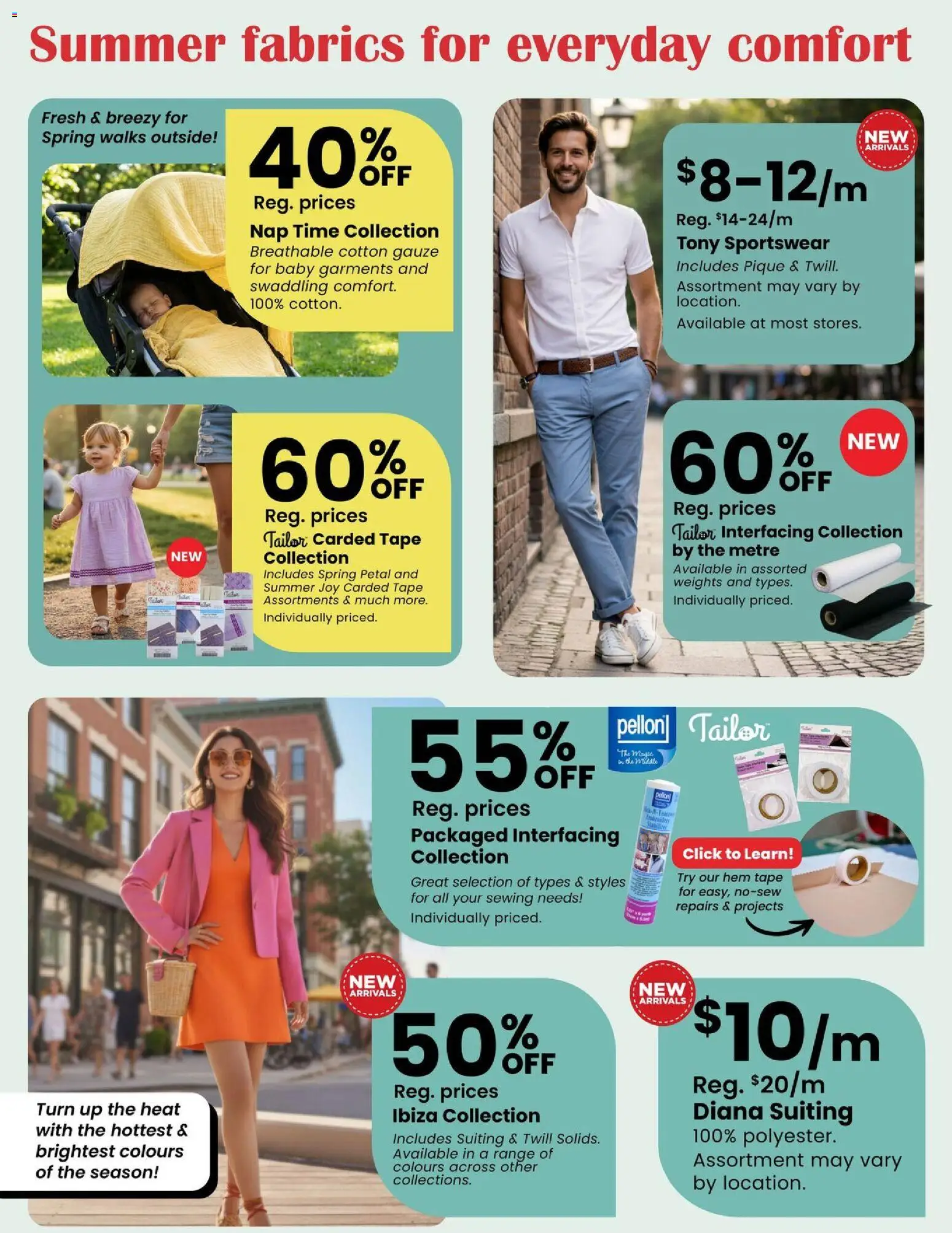 Fabricland weekly flyer / circulaire - page 11- valid from Apr 1, 2026