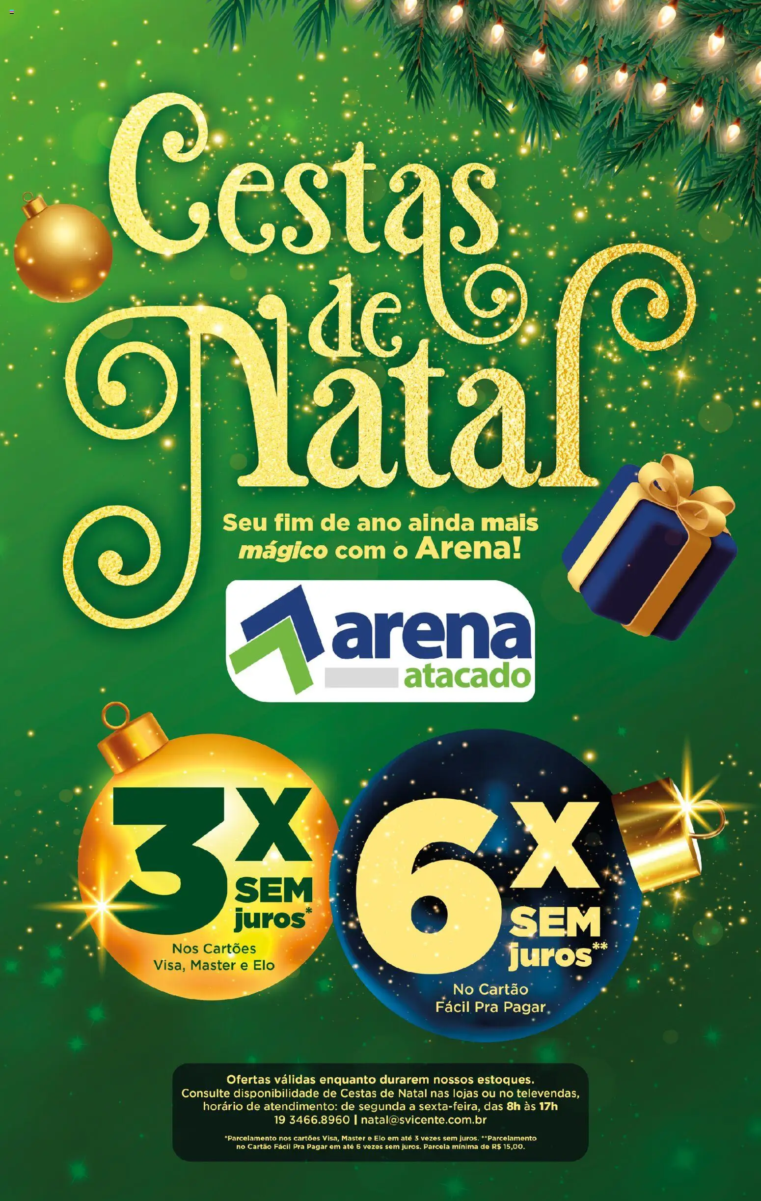 Arena Atacado - Ofertas Cestas de Natal - página 1- válido a partir de 24/10/2025
