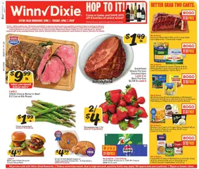 Preview Winn Dixie Weekly Ad valid from 04/01/2026