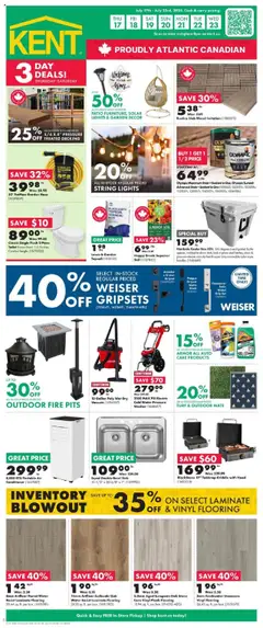 Preview Kent weekly flyer / circulaire valid from Jul 17, 2025