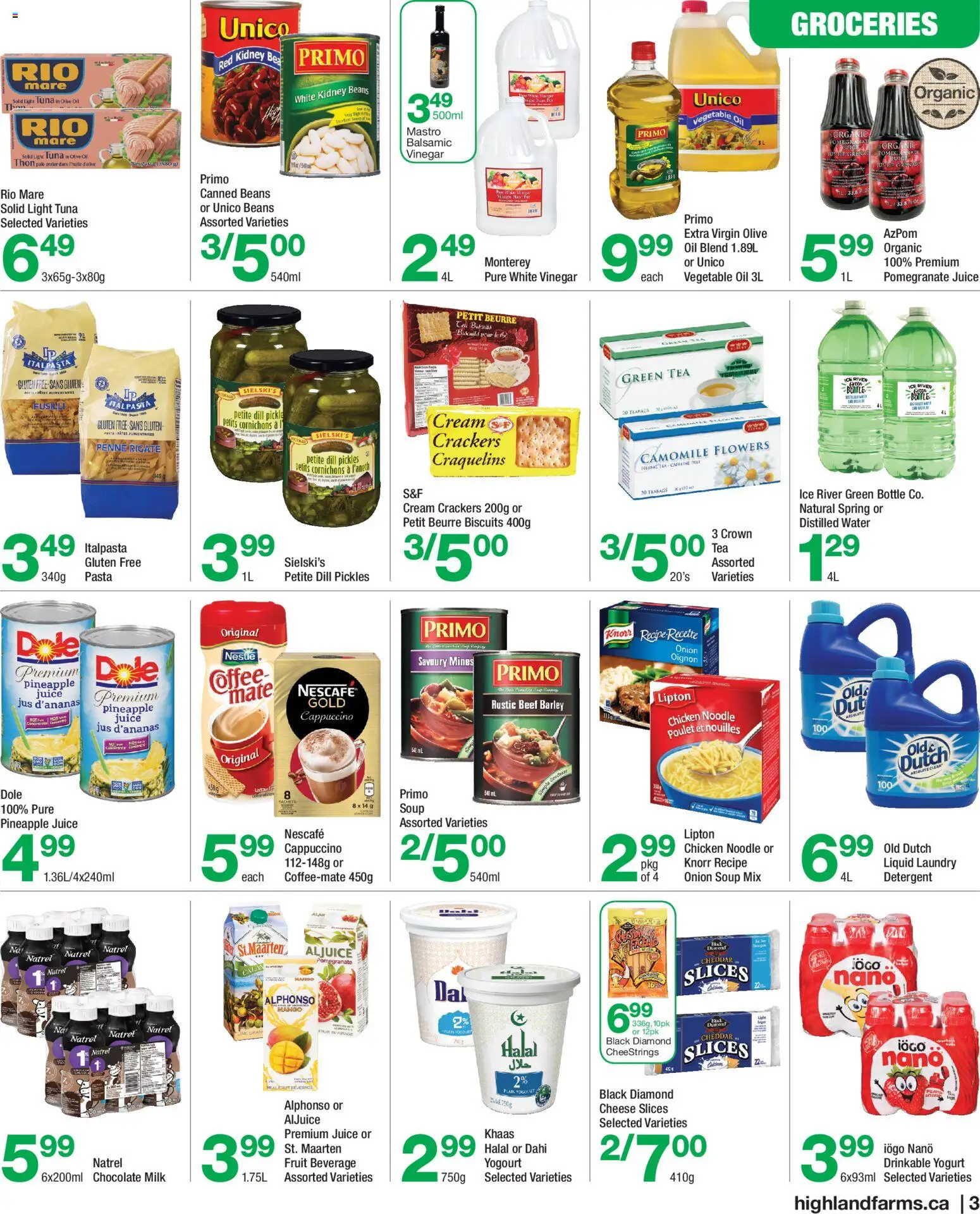 Highland Farms weekly flyer / circulaire - page 3- valid from Jan 8, 2026