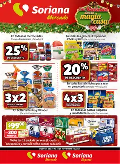 Soriana - Fin de Semana Mercado: Ver, Tab, Chis, Camp, Yuc y Q. Roo válido desde 20/11/2025