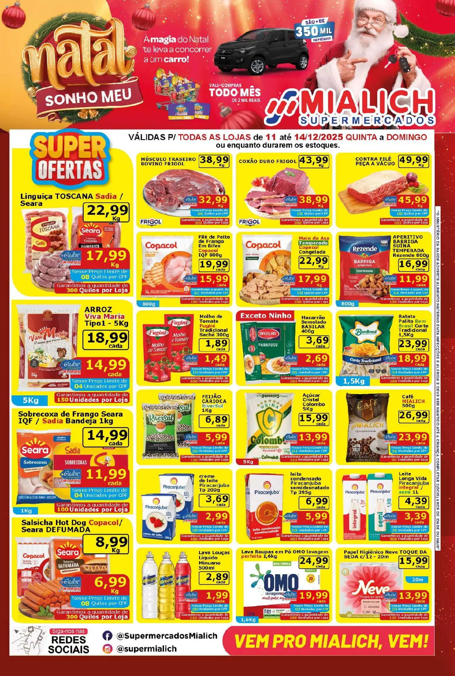 Mialich Supermercados - Ofertas da semana - página 1- válido a partir de 11/12/2025
