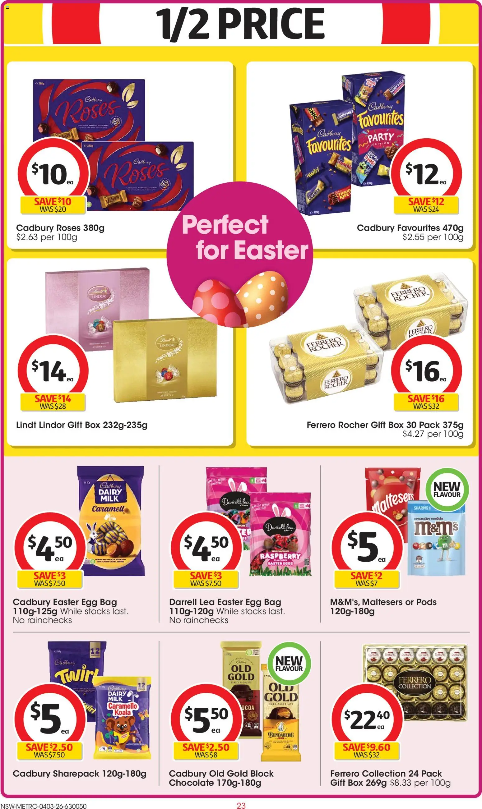 Coles catalogue  - page 23- valid from 04/03/2026