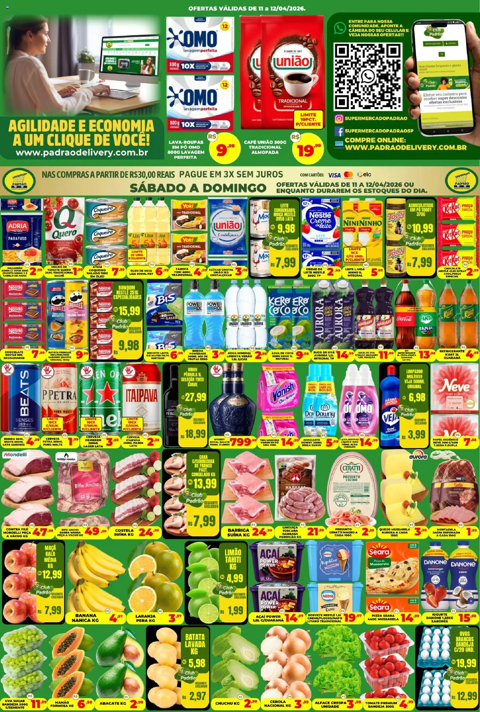 Supermercado Padrão - Ofertas da semana - página 1- válido a partir de 11/04/2026
