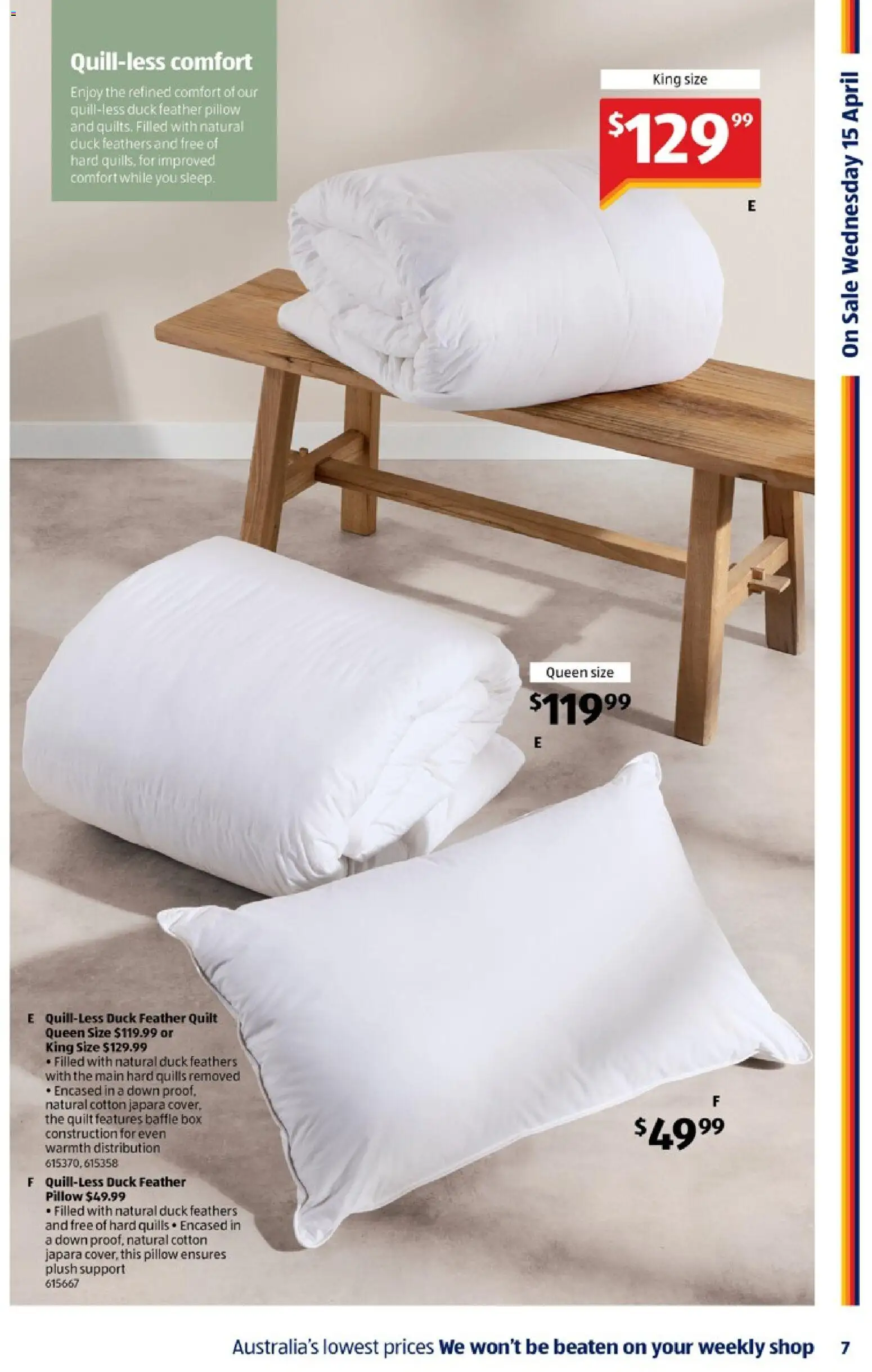 Aldi catalogue  - page 7- valid from 15/04/2026