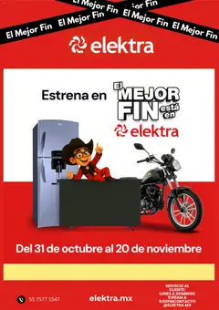 Elektra Buen Fin  válido desde 31/10/2025
