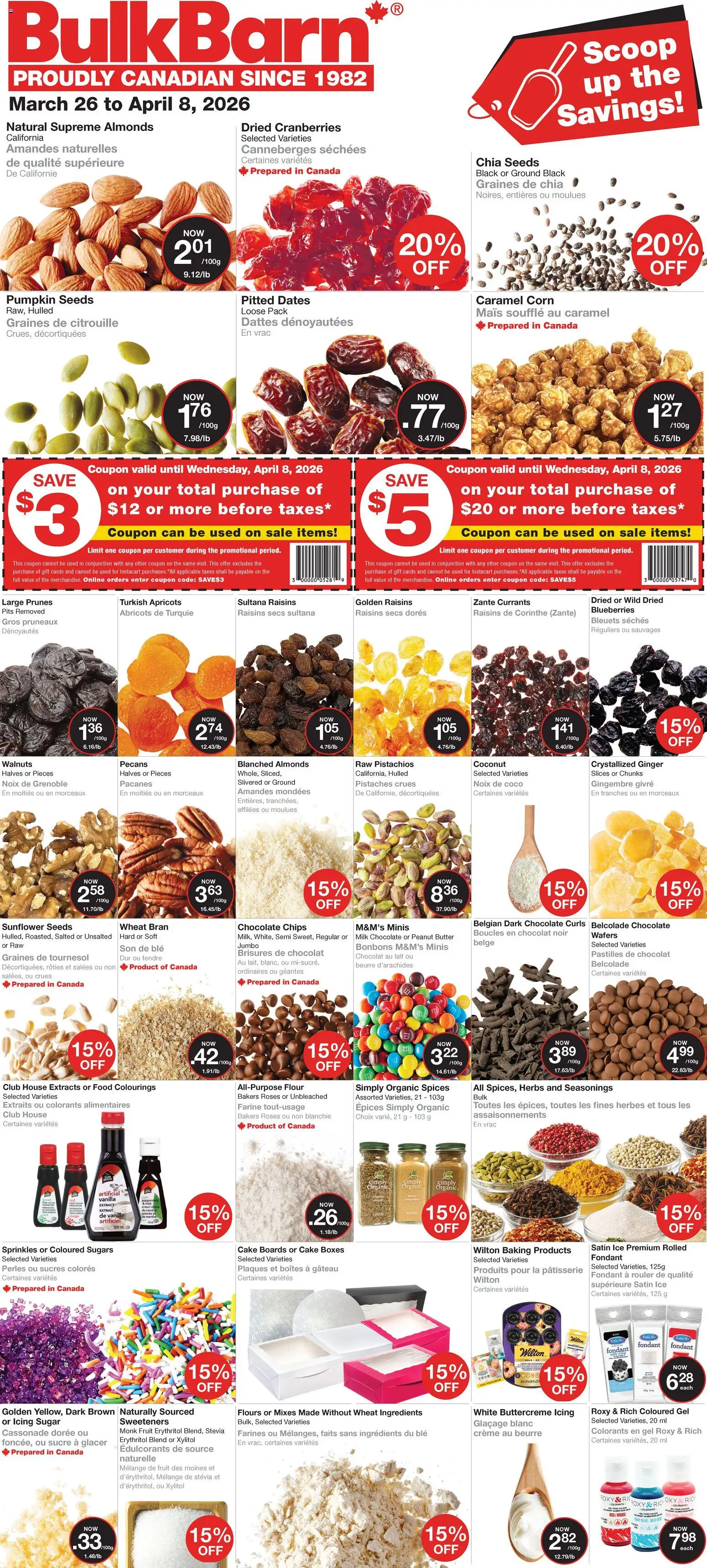 Bulk Barn weekly flyer / circulaire - page 1- valid from Mar 26, 2026
