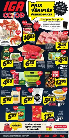 Preview IGA weekly flyer / circulaire valid from Apr 9, 2026
