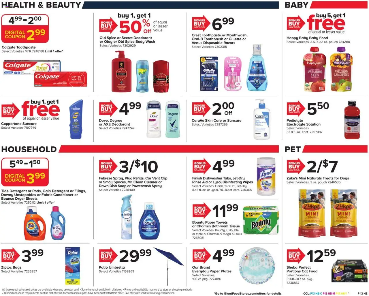 Giant Weekly Ad - page 14- valid from 07/18/2025