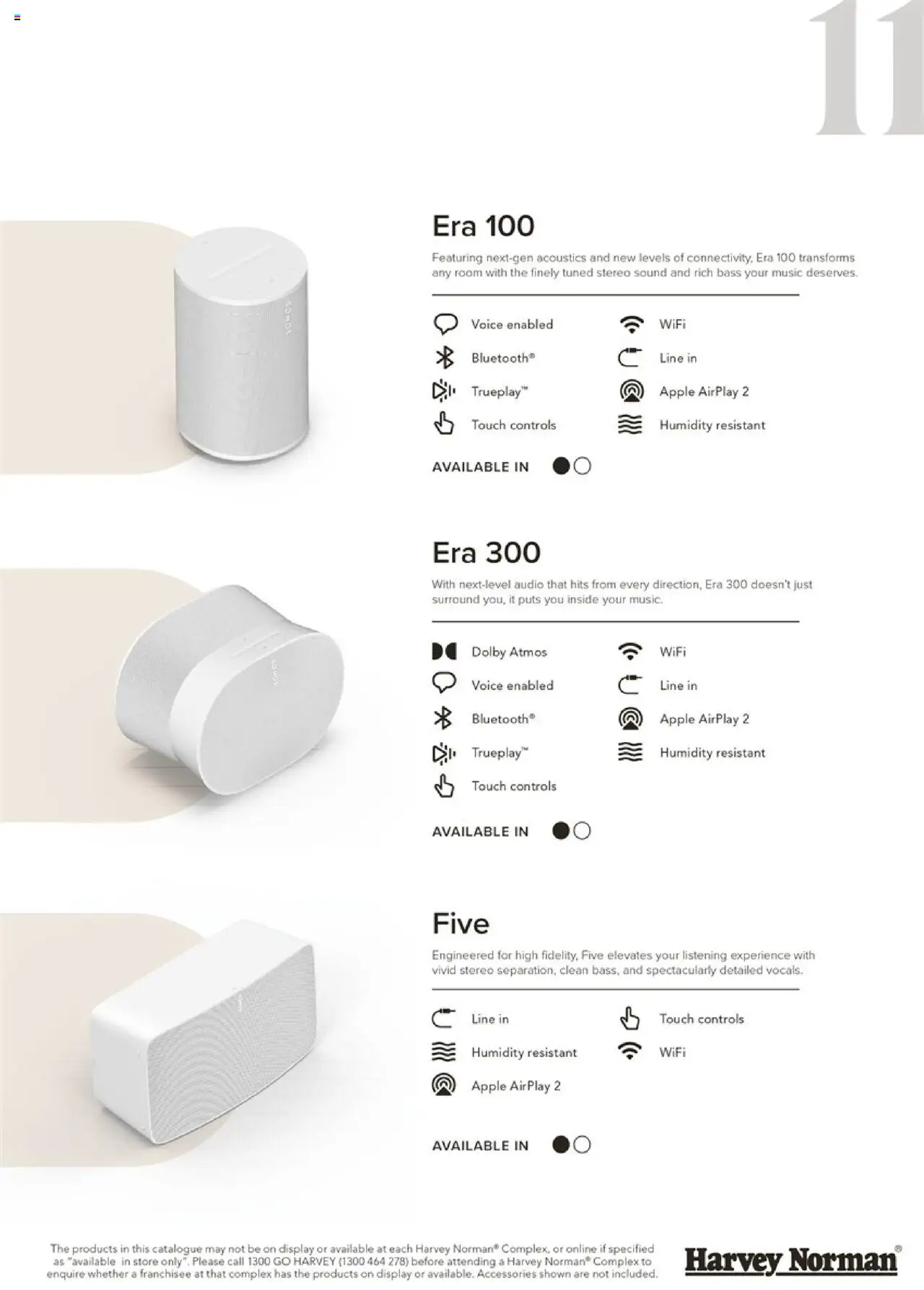Harvey Norman - House of Sonos Audio Buyers Guide - page 11- valid from 27/09/2025