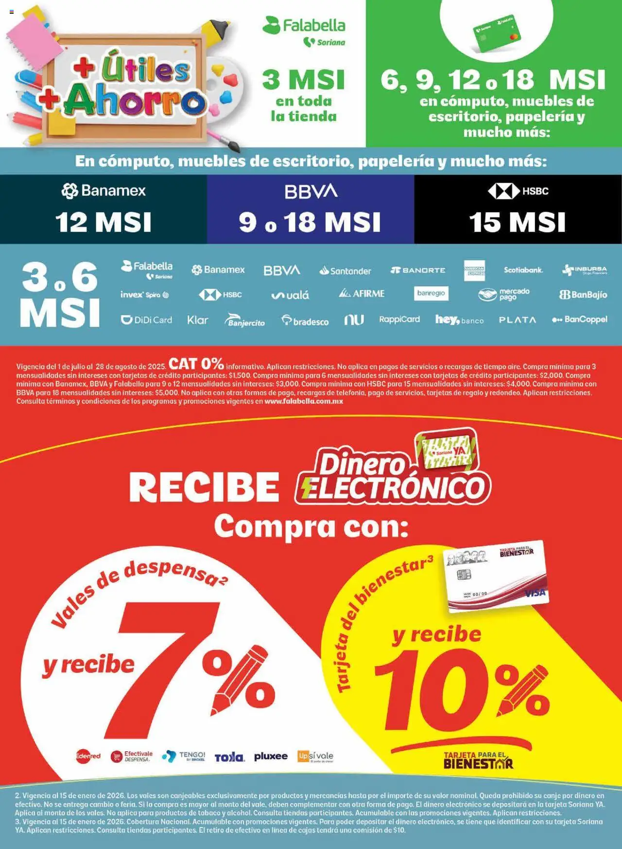 Soriana - Más Útiles más Ahorro Mercado Nacional - página 2- válido desde 18/07/2025