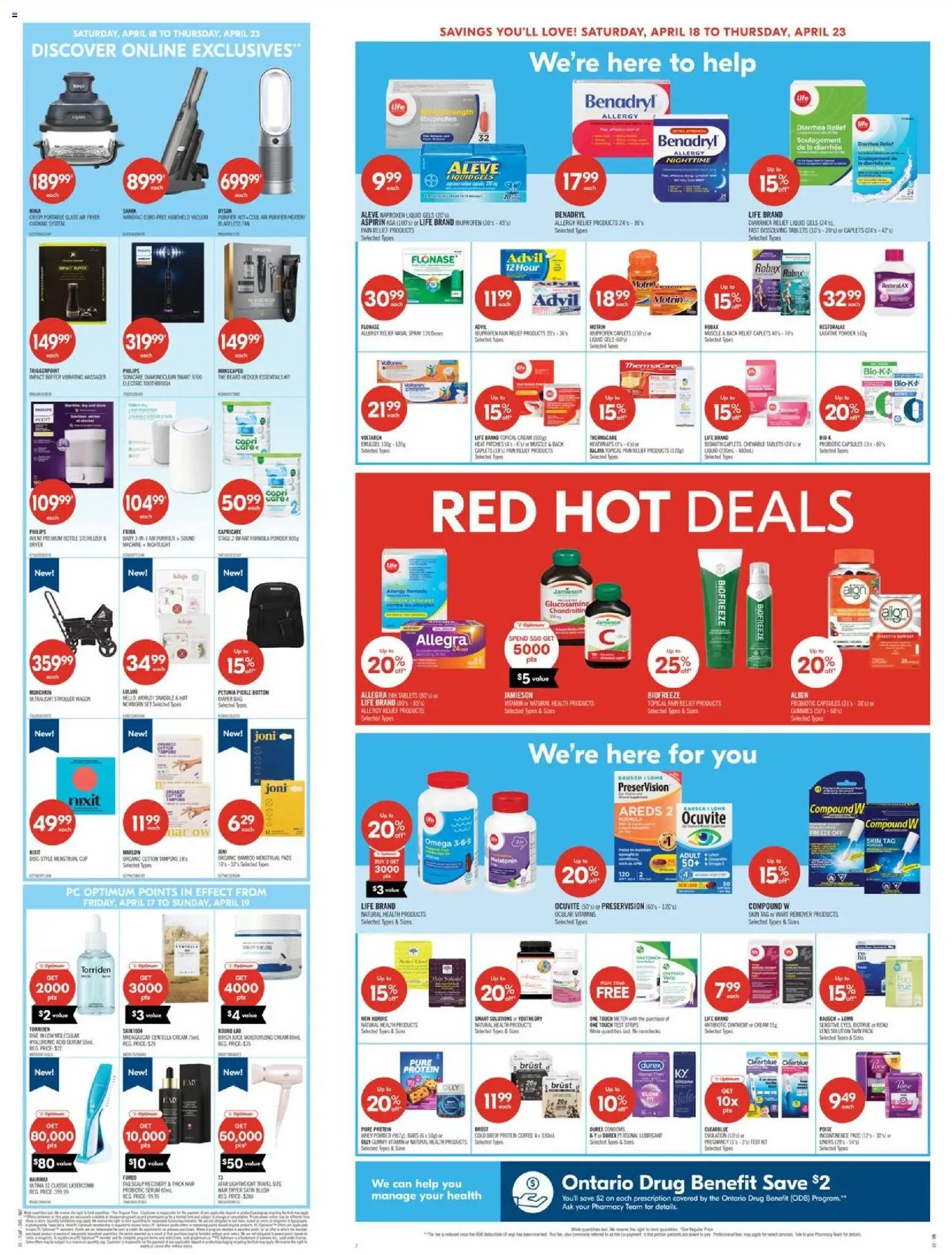 Shoppers weekly flyer / circulaire - page 3- valid from Apr 17, 2026