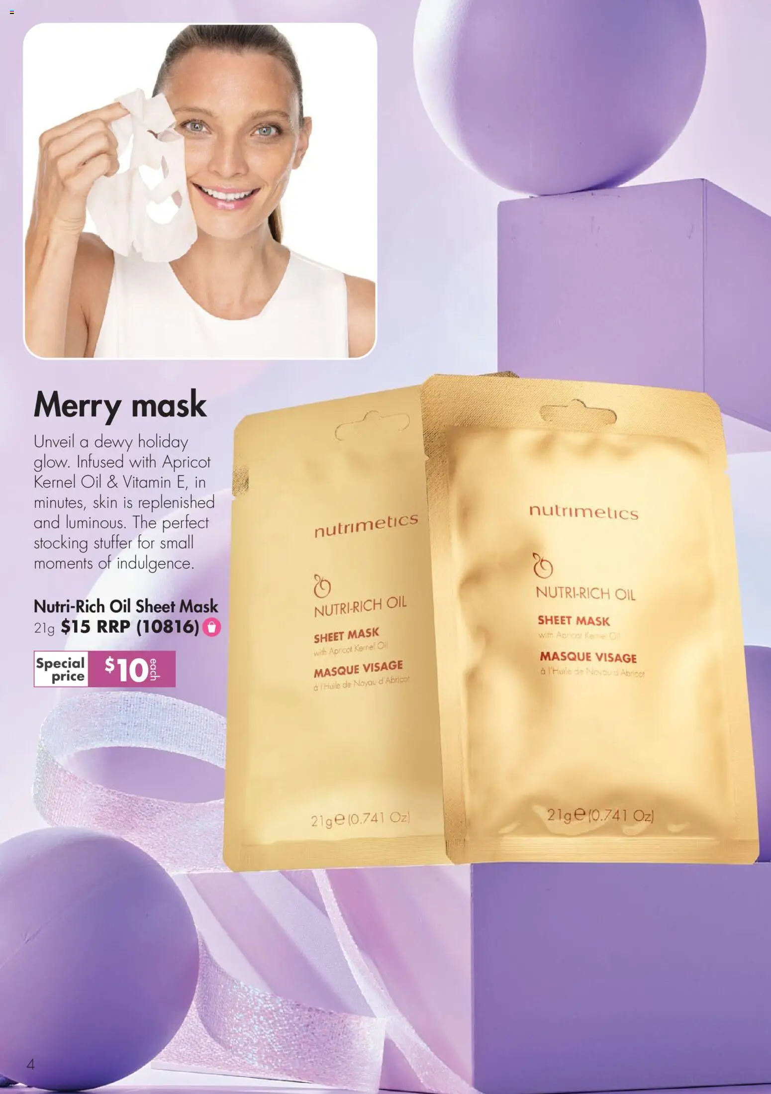Nutrimetics Catalogue Party season treats - page 4- valid from 26/11/2025