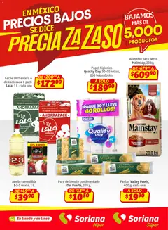 Soriana - Preciazazaso Híper: BCS, Jal, Nay, Sin, Son válido desde 30/01/2026