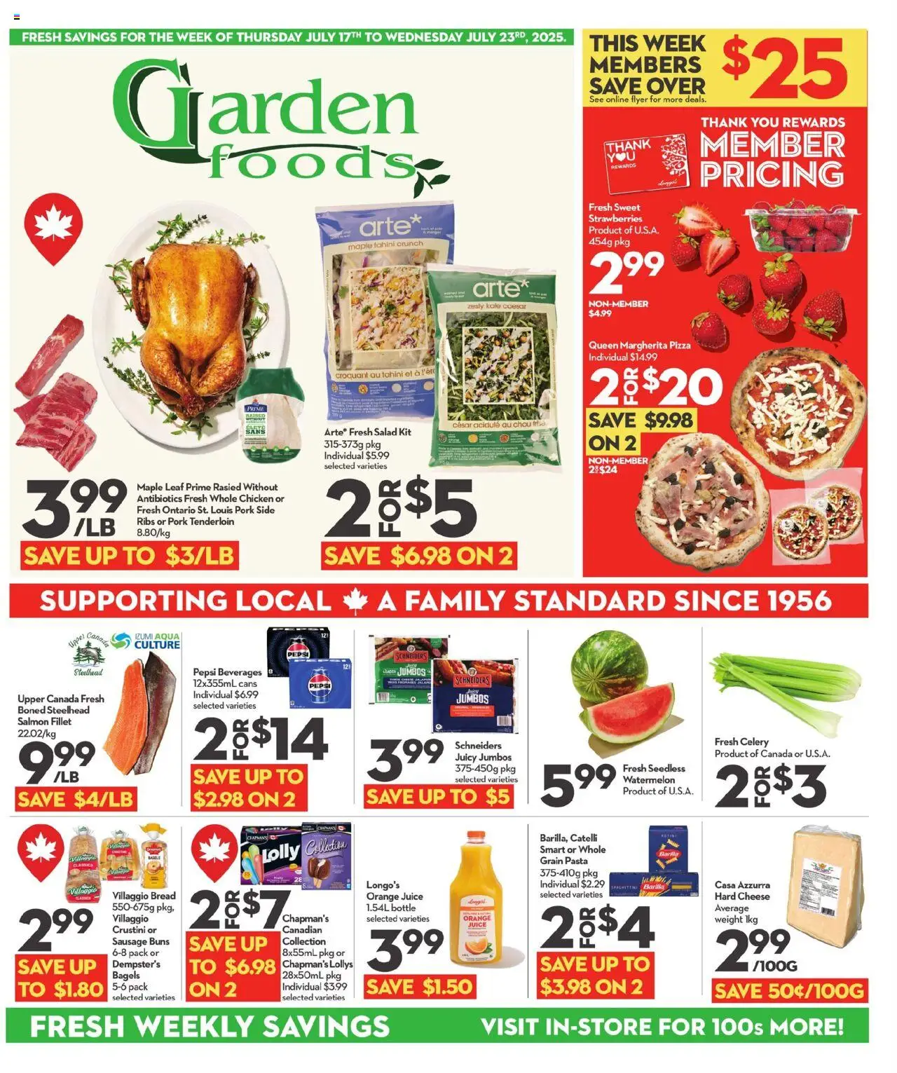 Longo's - Garden Foods - page 1- valid from Jul 17, 2025