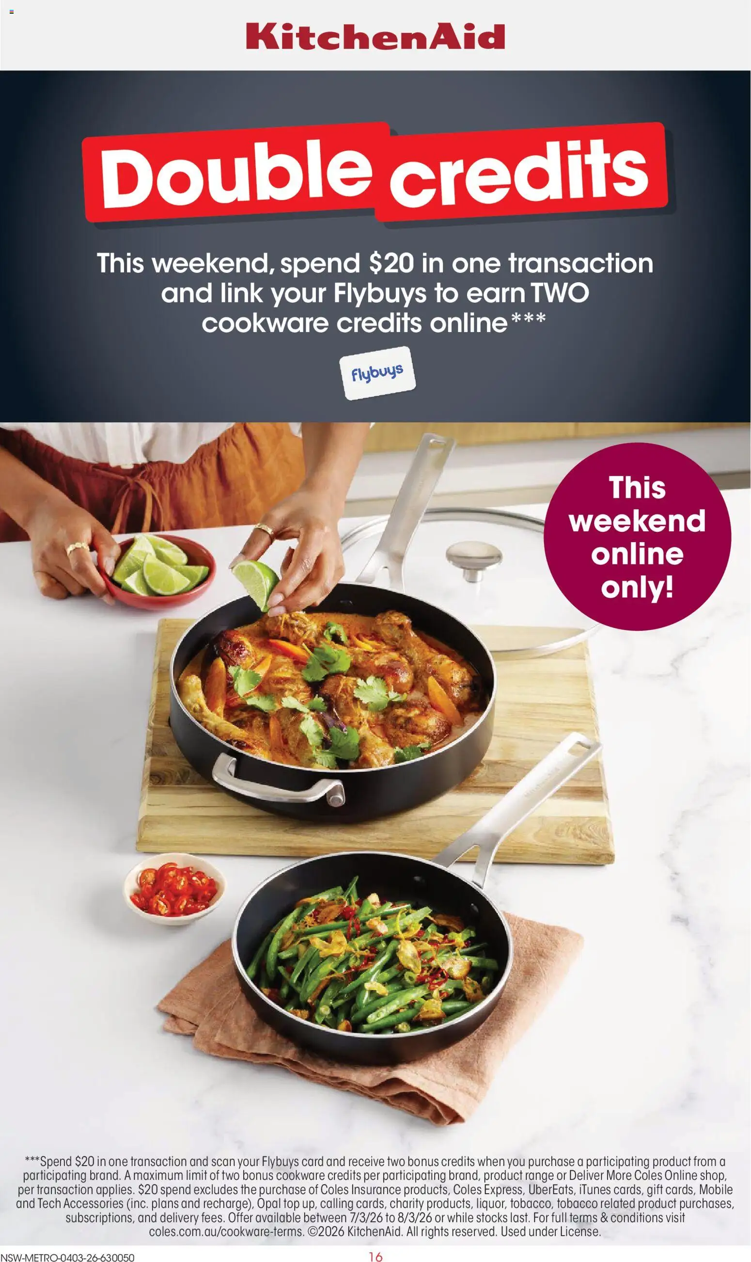 Coles catalogue  - page 16- valid from 04/03/2026