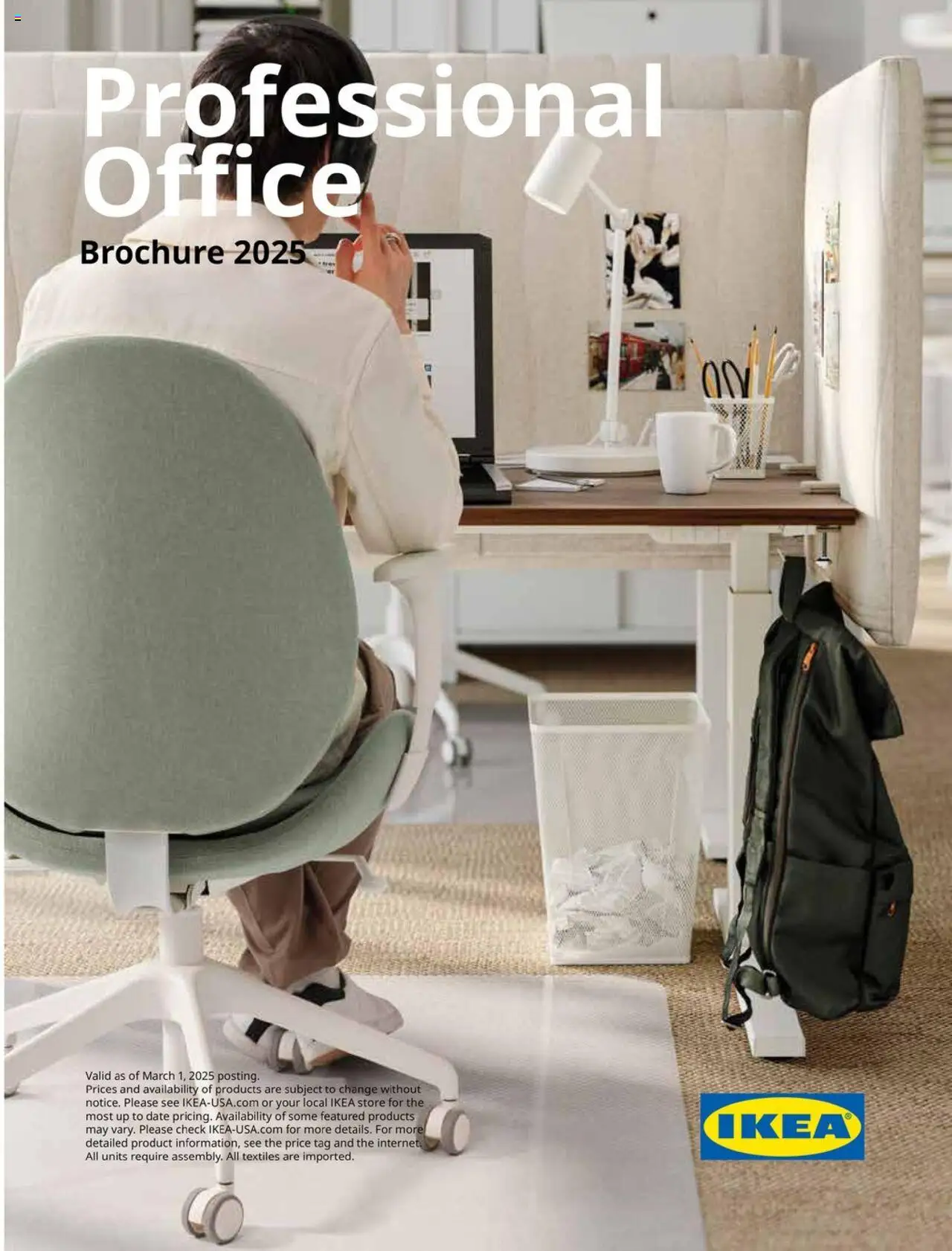 IKEA Office Brochure 2025 - page 1- valid from 03/01/2025