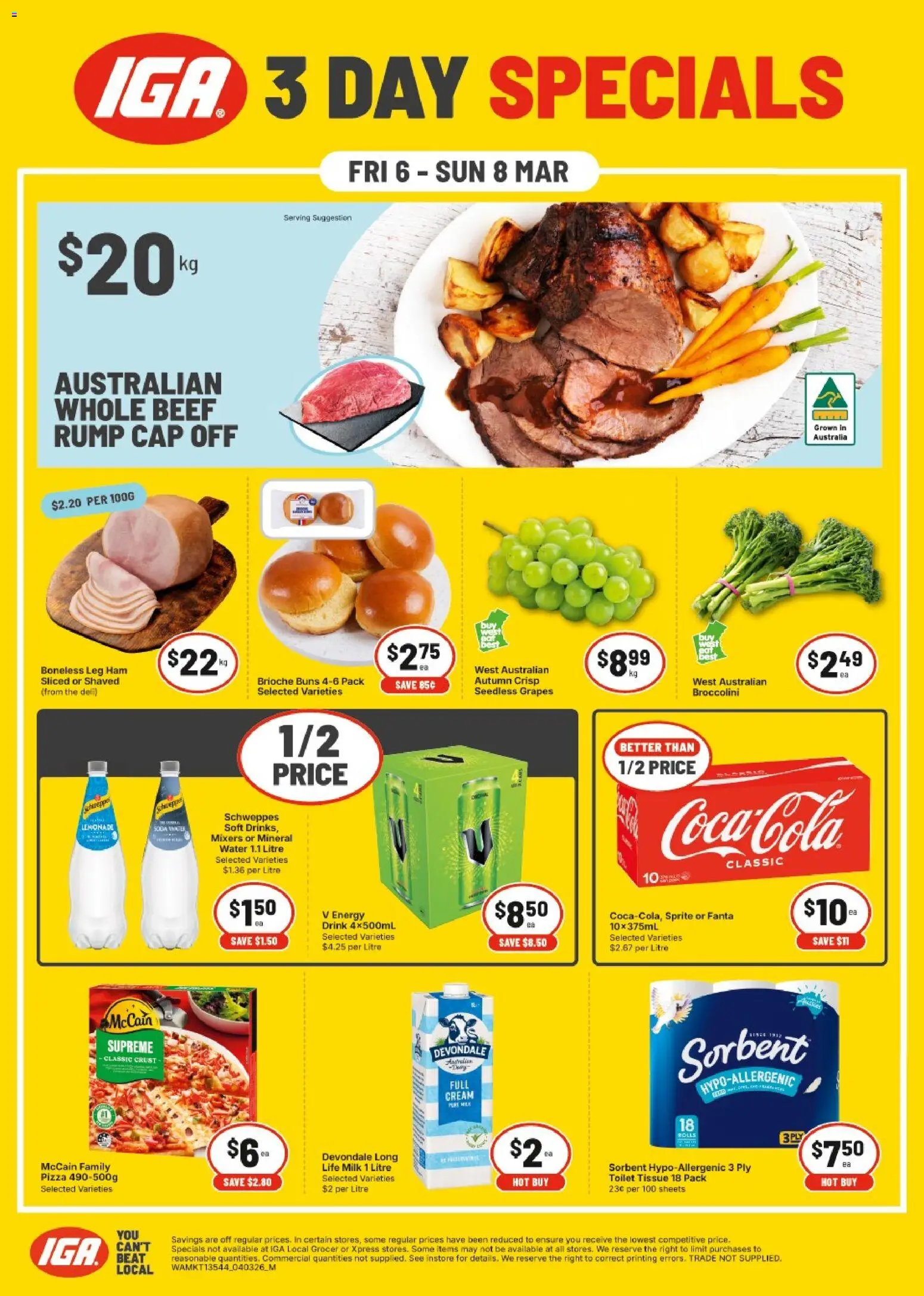 IGA Weekend Specials WA - page 1- valid from 06/03/2026
