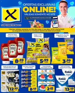 Pré-visualização X Supermercados - Ofertas imperdíveis válida a partir de 13/10/2025