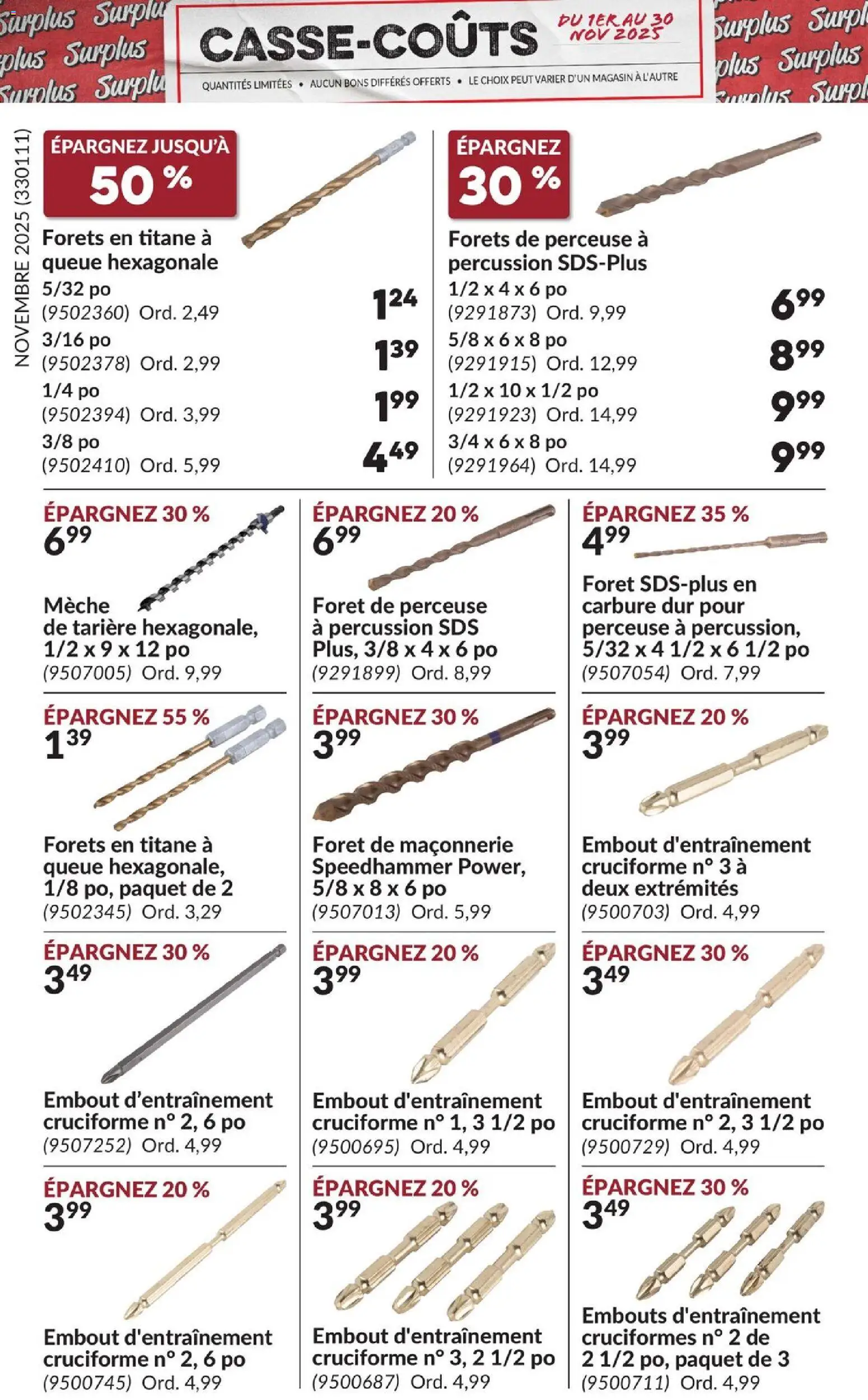 Princess Auto - Casse-Coûts - page 15- valid from Nov 1, 2025