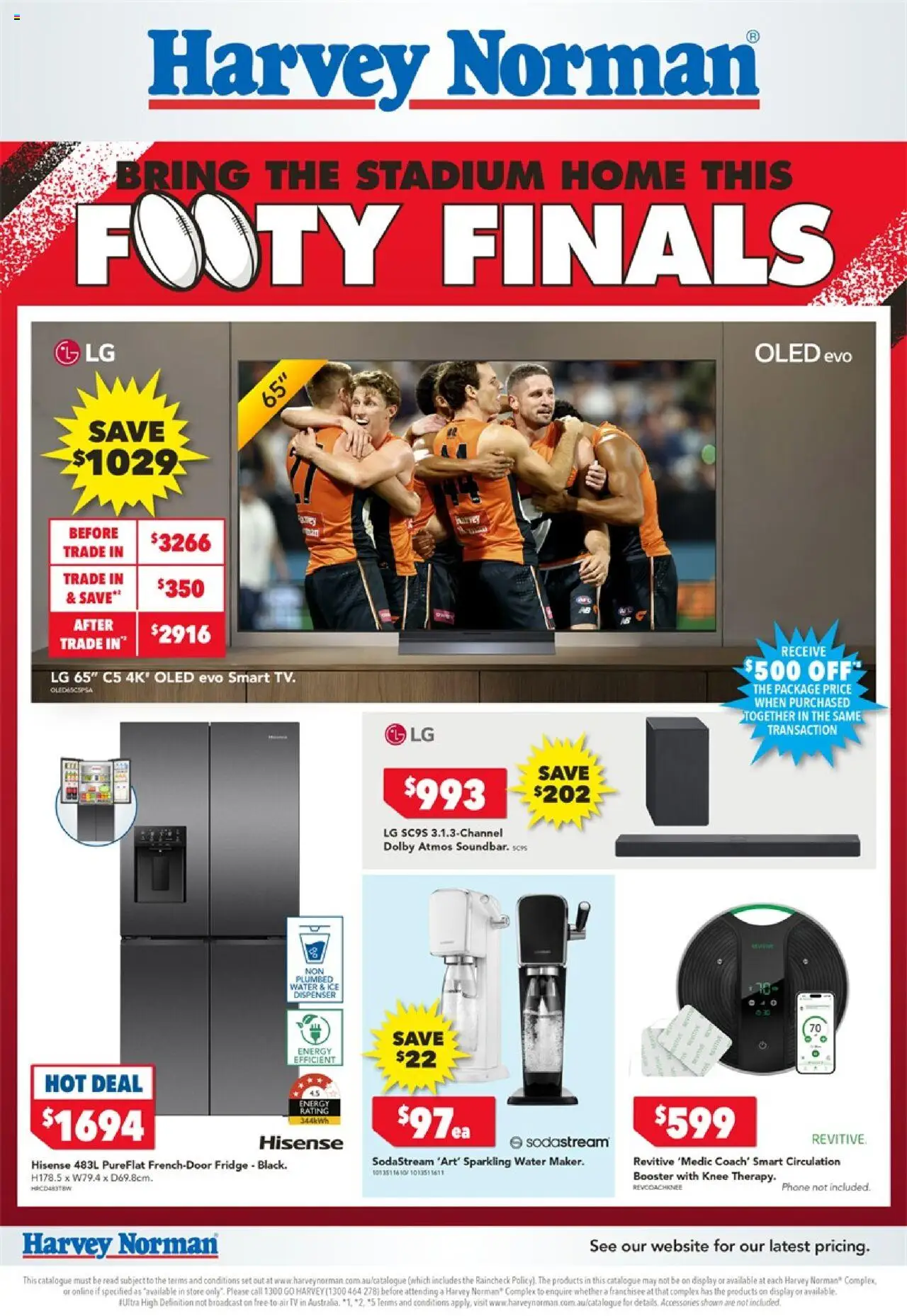 Harvey Norman - Footy Finals Catalogue - page 1- valid from 18/09/2025