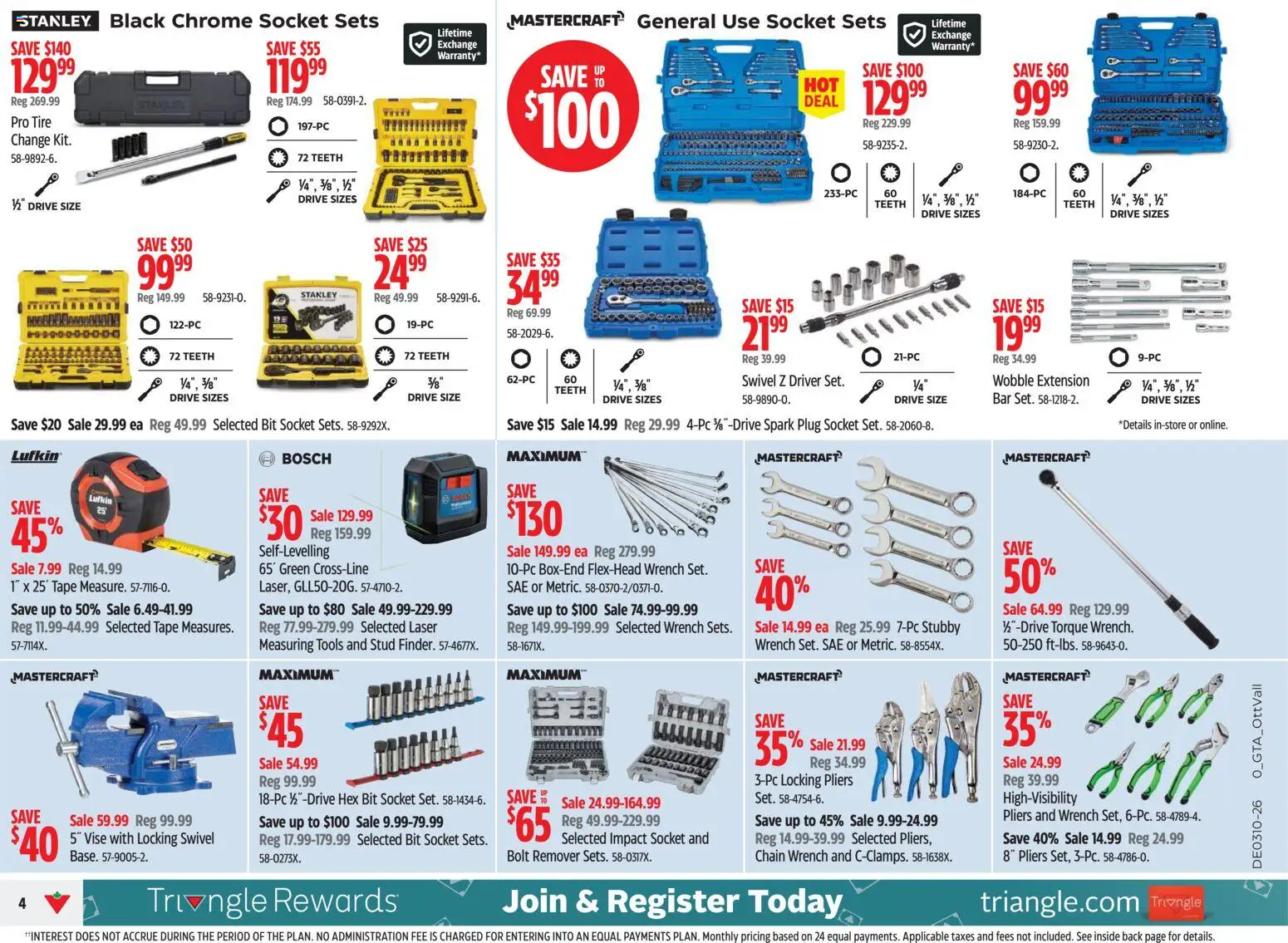 Canadian Tire weekly flyer - page 4- valid from Mar 5, 2026