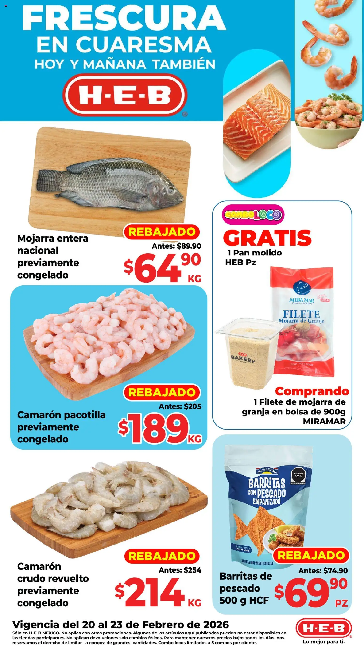 H-E-B folleto - página 1- válido desde 20/02/2026