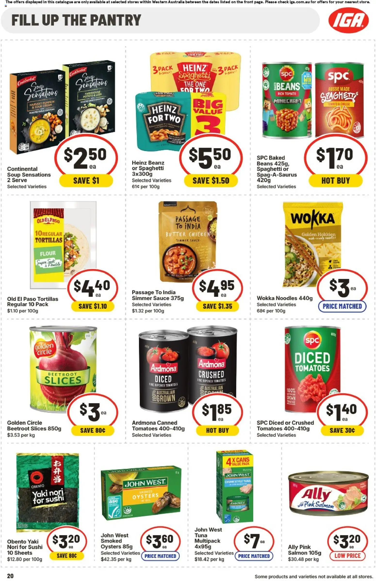 IGA Catalogue WA - page 20- valid from 25/02/2026
