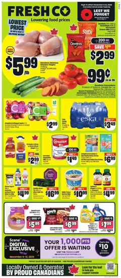 Preview FreshCo weekly flyer / circulaire valid from Nov 6, 2025
