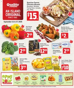 Preview Quality Foods weekly flyer / circulaire valid from Sep 11, 2025
