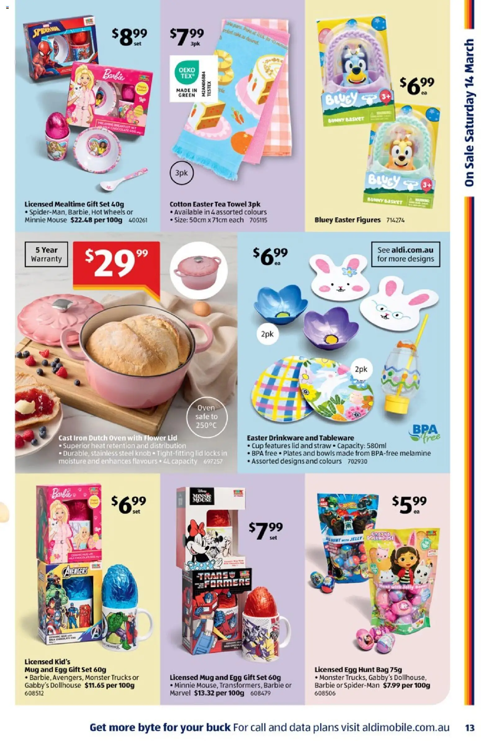 Aldi catalogue  - page 13- valid from 11/03/2026