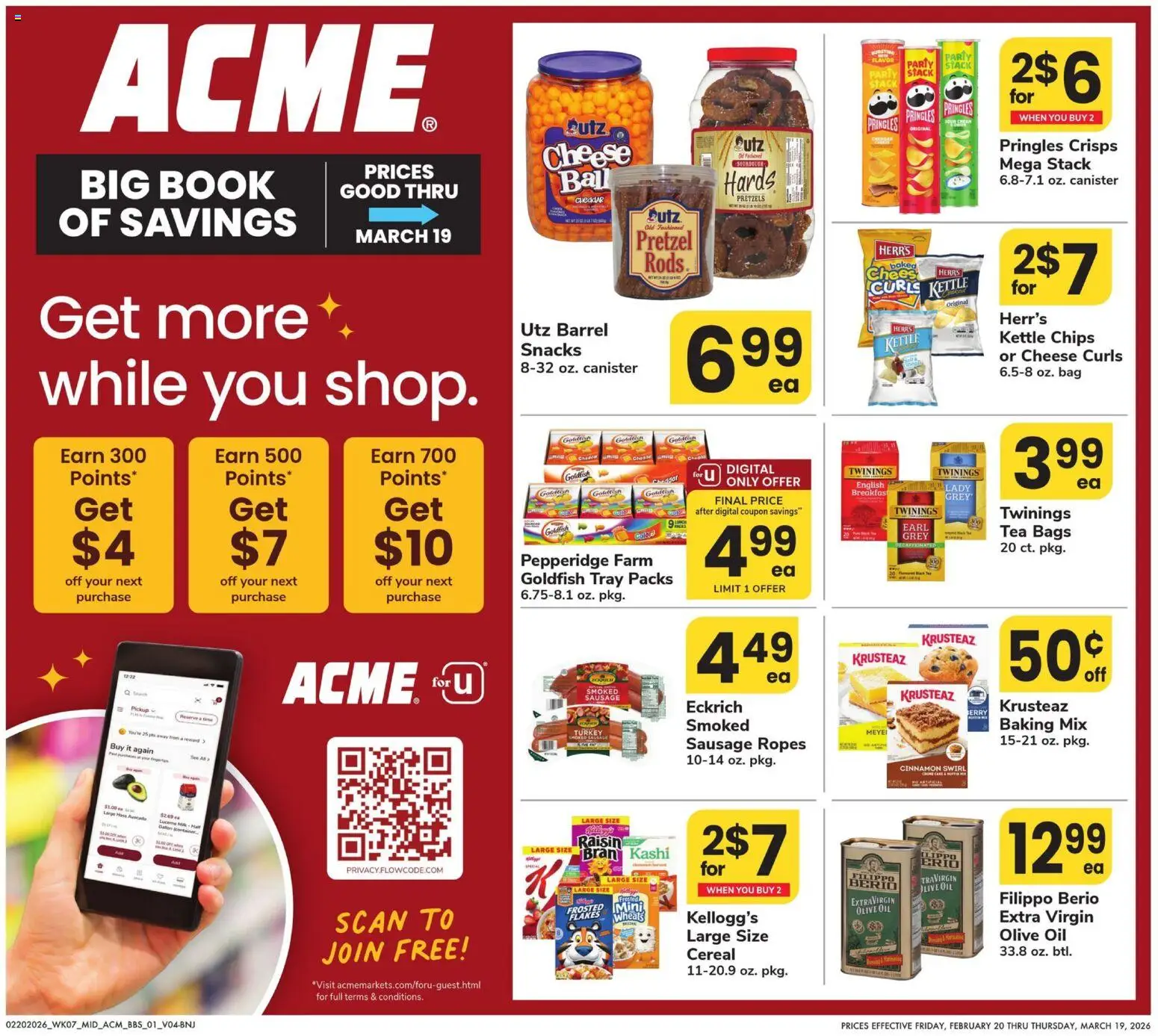 Acme Big Book of Savings - page 1- valid from 02/20/2026