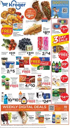 Preview Kroger Weekly Ad valid from 01/14/2026