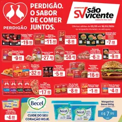 Pré-visualização Supermercados São Vicente ofertas Perdigão válida a partir de 02/03/2026
