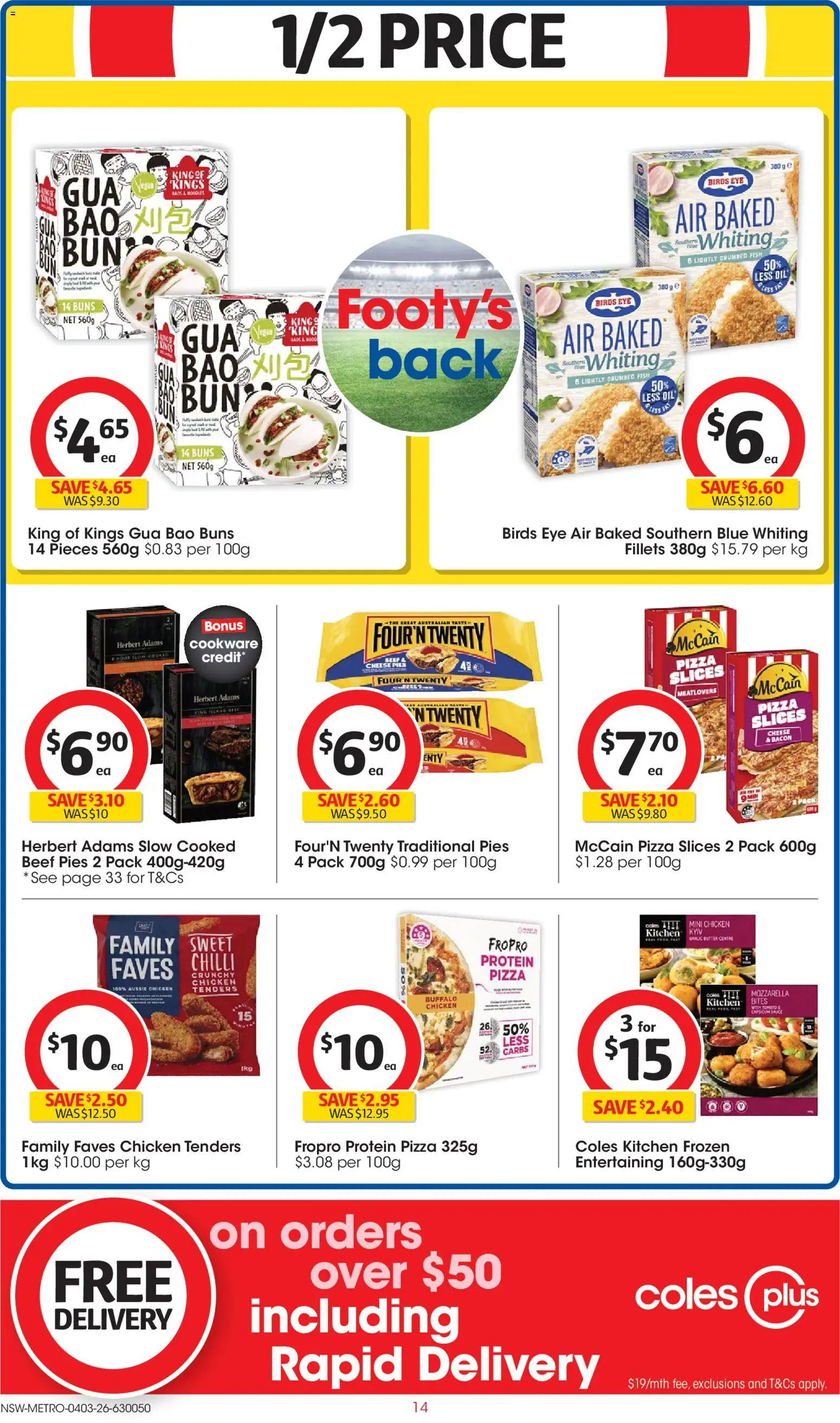 Coles catalogue  - page 14- valid from 04/03/2026