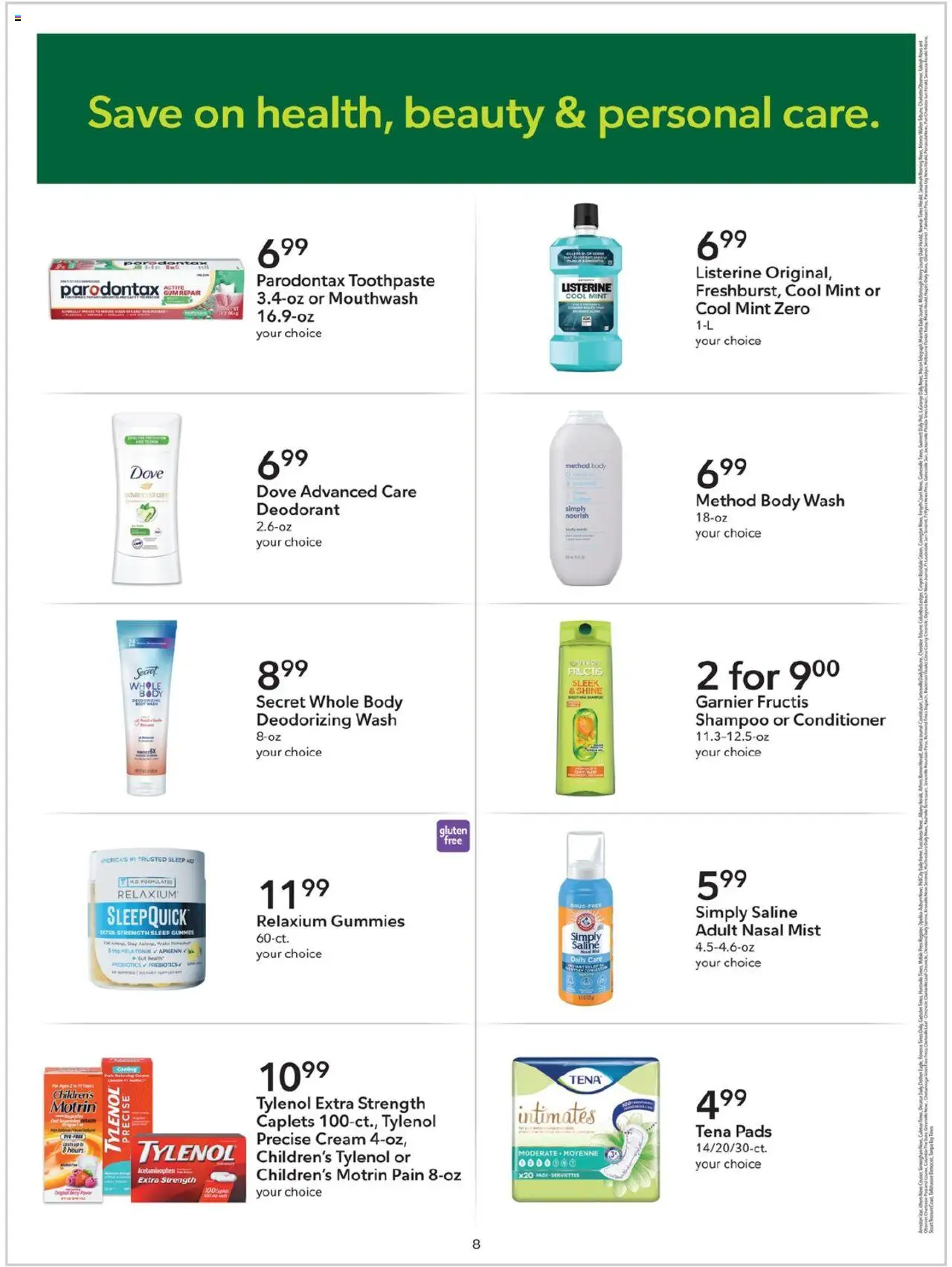 Publix Extra Savings - page 8- valid from 07/12/2025
