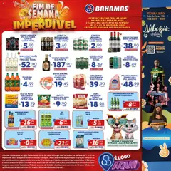 Pré-visualização Bahamas Supermercados - Ofertas Fim de Semana Imperdível válida a partir de 02/08/2025