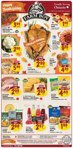 Preview Farm Boy weekly flyer / circulaire valid from Oct 9, 2025