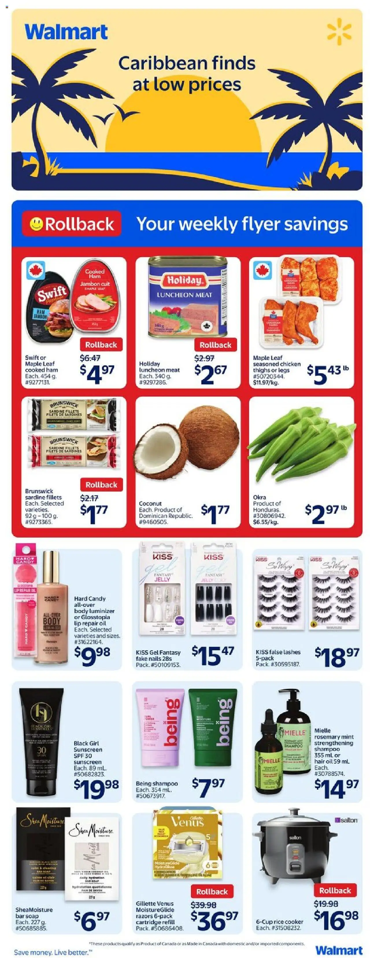 Walmart weekly flyer - page 6- valid from Jul 17, 2025
