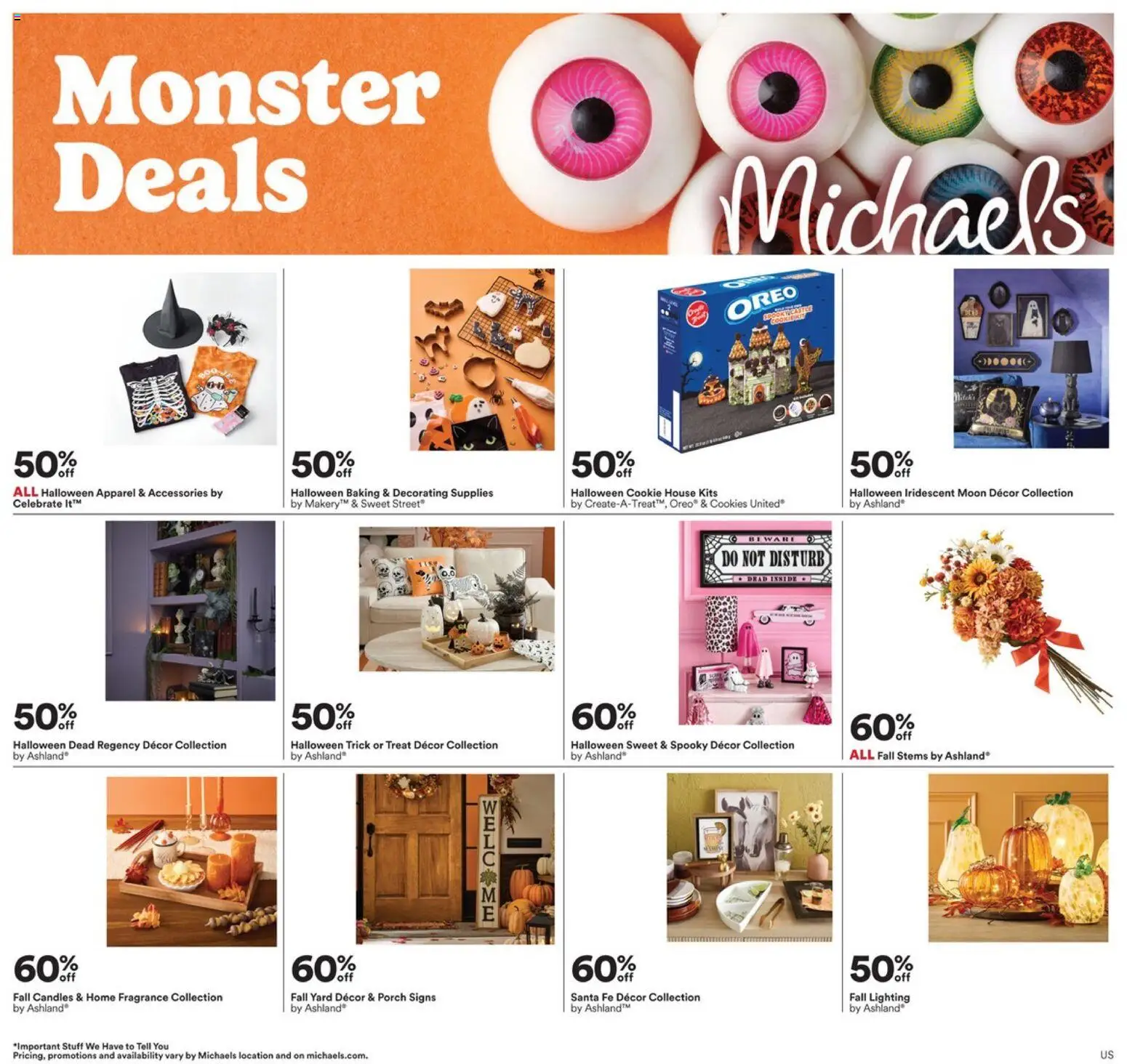 Michaels Weekly Ad - page 1- valid from 10/26/2025