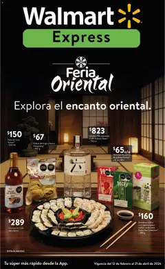 Walmart Express folleto Feria Oriental válido desde 12/02/2026