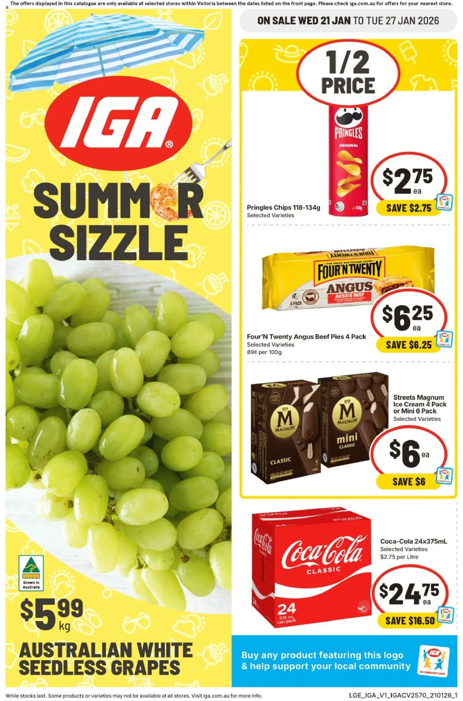 IGA  Catalogue  - page 1- valid from 21/01/2026